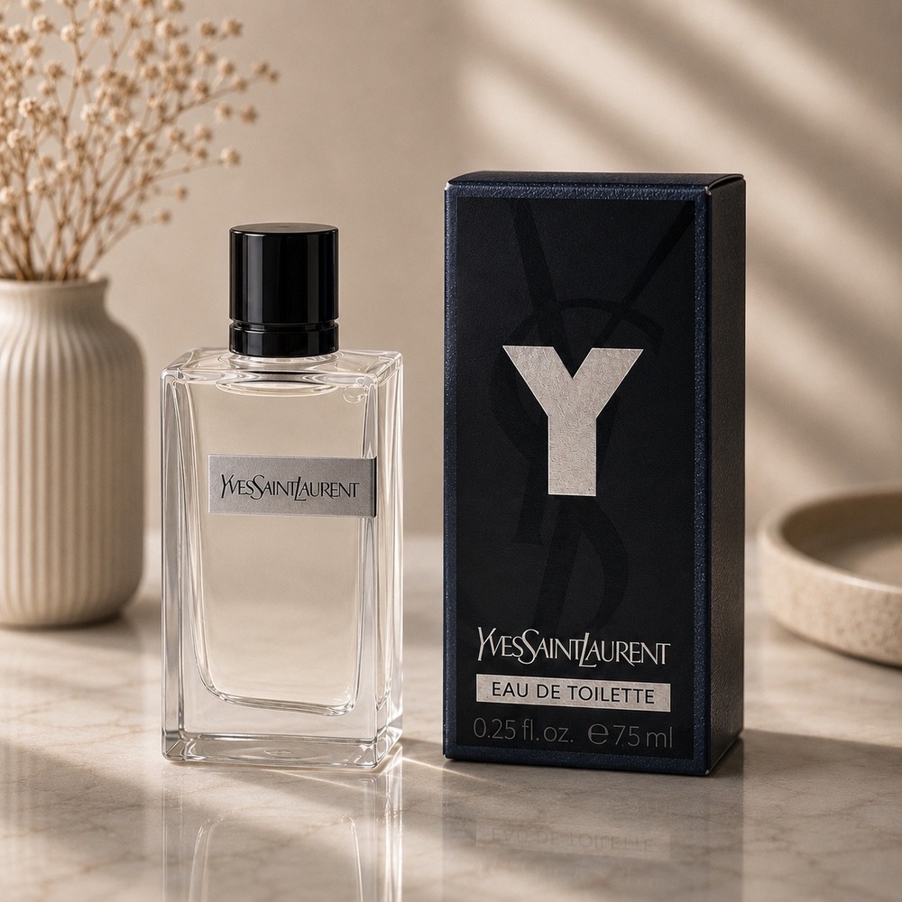 YVES Saint Laurent Y Men's Eau de Toilette Mini Travel Splash Size 7.5 mL